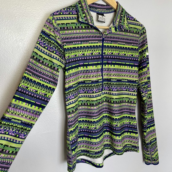 Nike Pro Dri-FIT hyperwarm 1/2 zip pullover Medium - Picture 2 of 8